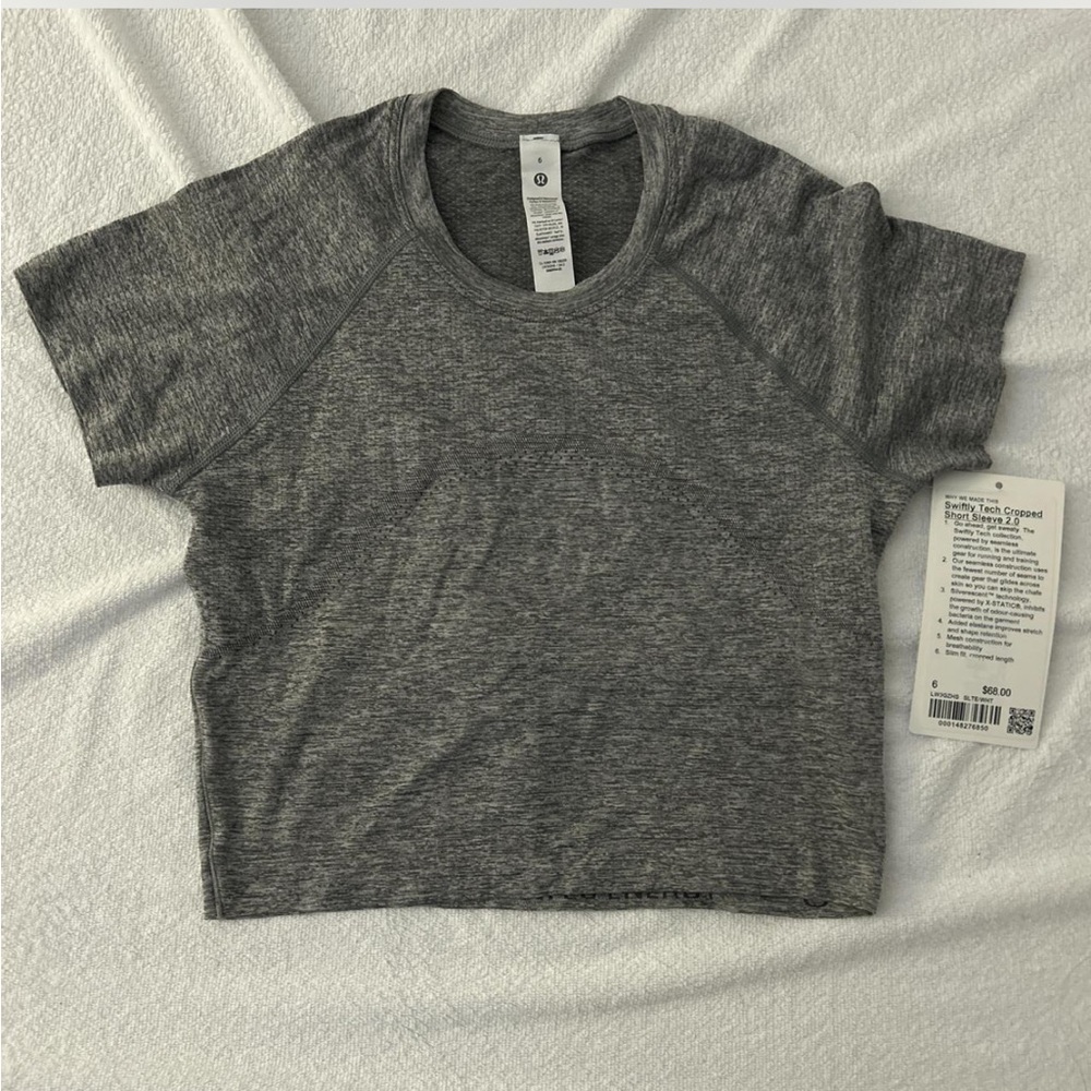 Lululemon Cropped Swiftly Tech Shirt